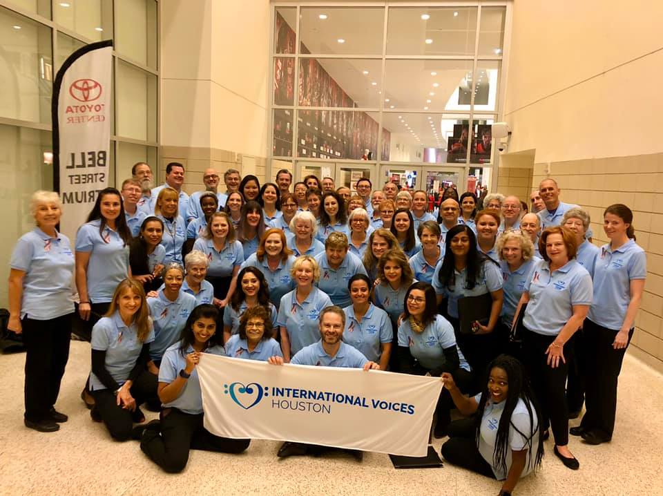 A group volunteering